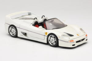 Ferrari F50 Cabriolet Alb Bburago 1:18 3352-W1 Metal - imaginea 6 din 8