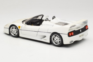 Ferrari F50 Cabriolet Alb Bburago 1:18 3352-W1 Metal - imaginea 7 din 8