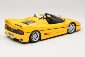 Ferrari F50 Cabriolet Shell Galben Maisto 1:18 3076-Y2 Metal - imaginea 3 din 8