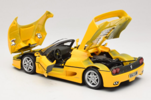 Ferrari F50 Cabriolet Shell Galben Maisto 1:18 3076-Y2 Metal - imaginea 5 din 8