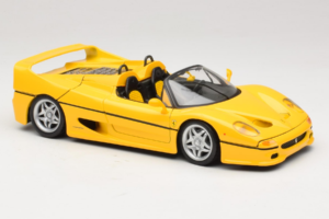 Ferrari F50 Cabriolet Shell Galben Maisto 1:18 3076-Y2 Metal - imaginea 6 din 8