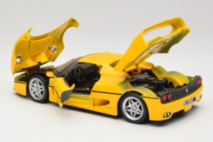 Ferrari F50 Coupe Shell Galben Maisto 1:18 3076-Y1 Metal - imaginea 5 din 8