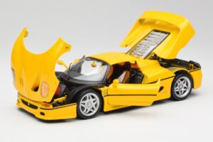 Ferrari F50 Giallo Modena Maisto 1:18 F50001 Metal - imaginea 2 din 8