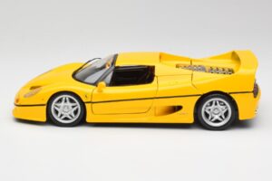 Ferrari F50 Giallo Modena Maisto 1:18 F50001 Metal - imaginea 4 din 8