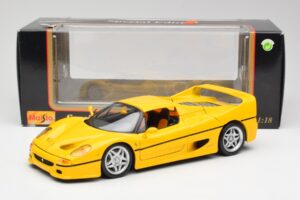 Ferrari F50 Giallo Modena Maisto 1:18 F50001 Metal - imaginea 8 din 8