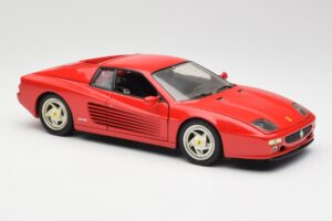 Ferrari F512 M Roșu Hot Wheels 1:18 29758 Metal - imaginea 6 din 8