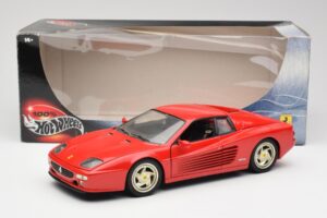 Ferrari F512 M Roșu Hot Wheels 1:18 29758 Metal - imaginea 8 din 8