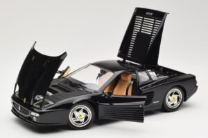 Ferrari F512M Negru Hot Wheels 1:18 23922 Metal - imaginea 2 din 8