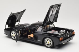 Ferrari F512M Negru Hot Wheels 1:18 23922 Metal - imaginea 5 din 8