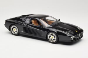 Ferrari F512M Negru Hot Wheels 1:18 23922 Metal - imaginea 6 din 8