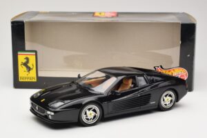 Ferrari F512M Negru Hot Wheels 1:18 23922 Metal - imaginea 8 din 8