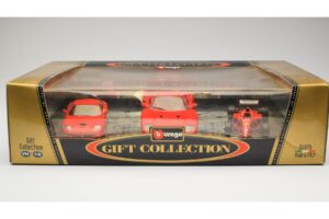Ferrari Promo Set F40 550 Maranello Scuderia Ferrari F310 F1 1996 Bburago 1:18 FERRARI001 Metal - imaginea 2 din 2