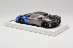 Ferrari SF90 Novitec Blue Grey Metallic IVY 1:18 REMC029 Rășină - imaginea 5 din 7