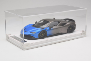 Ferrari SF90 Novitec Blue Grey Metallic IVY 1:18 REMC029 Rășină - imaginea 6 din 7