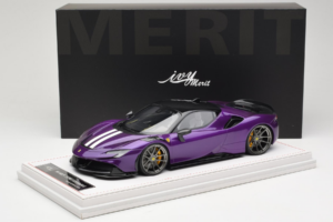 Ferrari SF90 Stradale Novitec Purple Metallic IVY 1:18 REMC021 Rășină - imaginea 7 din 7