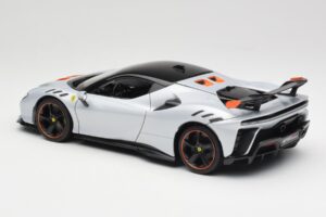 Ferrari SF90 XX Stradale Arctic White Bburago 1:18 18-16020W Metal - imaginea 7 din 8