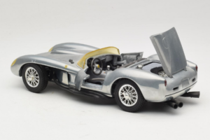 Ferrari Testa Rossa Chrome Silver Hot Wheels 1:18 25737 Metal - imaginea 5 din 8