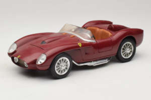 Ferrari Testa Rossa Roșu Închis Shell Shell 1:18 40026 Metal
