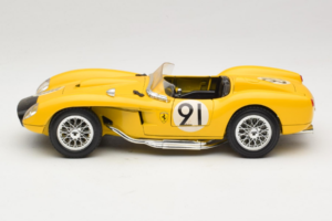 Ferrari 250 Testa Rossa #91 Galben Ediție Limitată Bburago 1:18 3007-Y1 Metal - imaginea 4 din 8