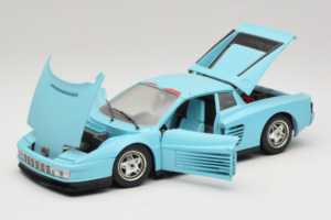 Ferrari Testarossa Borsenmodell 1997 Ediție Limitată Albastru Bburago 1:18 B002 Metal - imaginea 2 din 8