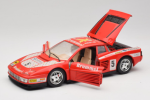 Ferrari Testarossa Brummel #5 Roșu 1984 Bburago 1:18 3004-P1 Metal - imaginea 2 din 8