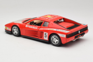 Ferrari Testarossa Brummel #5 Roșu 1984 Bburago 1:18 3004-P1 Metal - imaginea 7 din 8