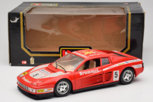 Ferrari Testarossa Brummel #5 Roșu 1984 Bburago 1:18 3004-P1 Metal - imaginea 8 din 8