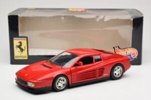 Ferrari Testarossa Roșu Hot Wheels 1:18 23918 Metal - imaginea 8 din 8