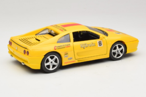Ferrari F355 Berlinetta Racing Galben Solido 1:18 9009-Y1 Metal - imaginea 3 din 8