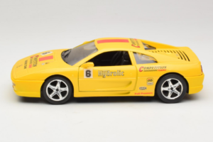 Ferrari F355 Berlinetta Racing Galben Solido 1:18 9009-Y1 Metal - imaginea 4 din 8