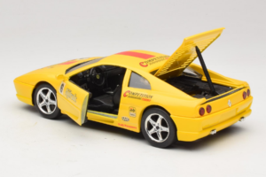Ferrari F355 Berlinetta Racing Galben Solido 1:18 9009-Y1 Metal - imaginea 5 din 8