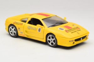 Ferrari F355 Berlinetta Racing Galben Solido 1:18 9009-Y1 Metal - imaginea 6 din 8