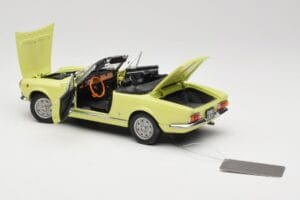Fiat 124 Spider BS1 Galben Sun Star 1:18 4921 Metal - imaginea 5 din 8