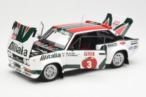 Fiat 131 Abarth #3 M. Alen / I. Kivimaki Winner Rally 1000 Lakes 1980 Kyosho 1:18 08376H Metal - imaginea 2 din 8