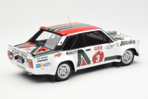 Fiat 131 Abarth #3 M. Alen / I. Kivimaki Winner Rally 1000 Lakes 1980 Kyosho 1:18 08376H Metal - imaginea 3 din 8