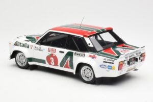 Fiat 131 Abarth #3 M. Alen / I. Kivimaki Winner Rally 1000 Lakes 1980 Kyosho 1:18 08376H Metal - imaginea 7 din 8