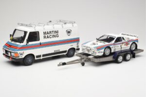 Fiat 242 & Lancia 037 Group B #1 W. Rohrl / C. Geistdorfer Rally Monte Carlo 1983 Otto 1:18 OT360 Rășină