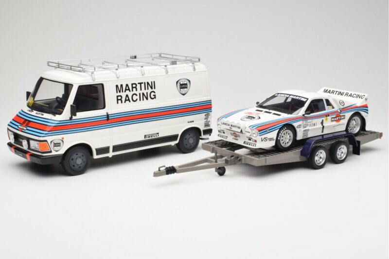 Fiat 242 & Lancia 037 Group B #1 W. Rohrl / C. Geistdorfer Rally Monte Carlo 1983 Otto 1:18 OT360 Rășină