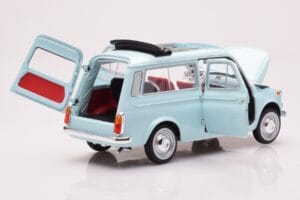 Fiat 500 Giardiniera Acquamarina Albastru Norev 1:18 187742 Metal - imaginea 2 din 7
