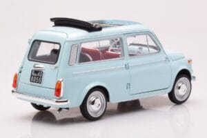 Fiat 500 Giardiniera Acquamarina Albastru Norev 1:18 187742 Metal - imaginea 3 din 7