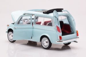 Fiat 500 Giardiniera Acquamarina Albastru Norev 1:18 187742 Metal - imaginea 5 din 7