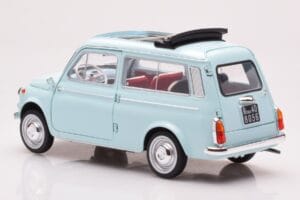 Fiat 500 Giardiniera Acquamarina Albastru Norev 1:18 187742 Metal - imaginea 7 din 7