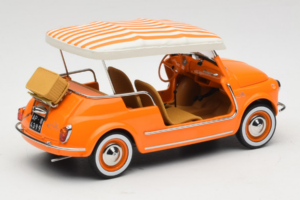 Fiat 500 Jolly Portocaliu Norev 1:18 187791 Metal - imaginea 2 din 6