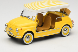Fiat 500 Jolly Galben Norev 1:18 187790 Metal