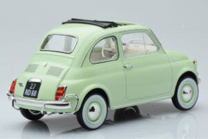 Fiat 500 L Verde Deschis Norev 1:18 187773 Metal - imaginea 2 din 6