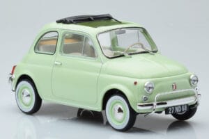 Fiat 500 L Verde Deschis Norev 1:18 187773 Metal - imaginea 4 din 6