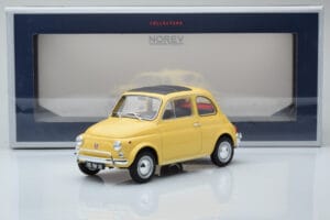 Fiat 500 L Tahiti Galben Norev 1:18 187772 Metal - imaginea 6 din 6
