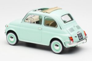 Fiat 500L Pastel Albastru Norev 1:18 187777 Metal - imaginea 5 din 6