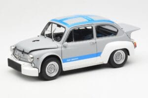 Fiat Abarth 1000 TCR Gri Mat Dungi Albastre AUTOart 1:18 72642 Metal