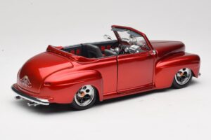Ford Cabriolet Red Metallic Road Signature 1:18 30028 Metal - imaginea 3 din 8